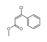 methyl (E)-3-chloro-3-phenylacrylate Structure