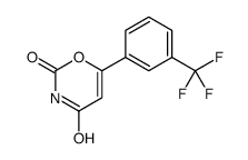 6-[3-(trifluoromethyl)phenyl]-1,3-oxazine-2,4-dione结构式