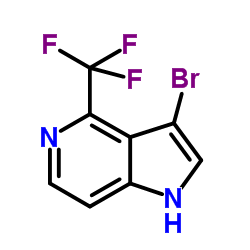 3-Bromo-4-(trifluoromethyl)-5-azaindole Structure