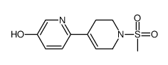 6-(1-methylsulfonyl-3,6-dihydro-2H-pyridin-4-yl)pyridin-3-ol Structure