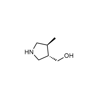 ((3S,4S)-4-Methylpyrrolidin-3-yl)methanol structure