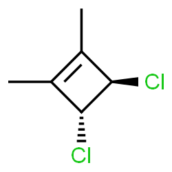 Cyclobutene, 3,4-dichloro-1,2-dimethyl-, (3R-trans)- (9CI) Structure