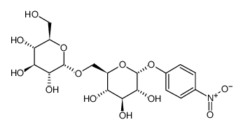 4-Nitrophenyl6-O-(a-D-glucopyranosyl)-a-D-glucopyranoside结构式