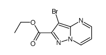 Ehyl 3-bromopyrazolo[1,5-a]pyrimidine-2-carboxylate Structure