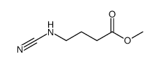 methyl 4-cyanamidobutanoate结构式