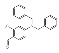 N,N-二苄基-4-氨基-2-甲基苯甲醛结构式