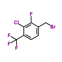 1-(Bromomethyl)-3-chloro-2-fluoro-4-(trifluoromethyl)benzene图片