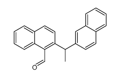 2-(1-(naphthalen-2-yl)ethyl)-1-naphthaldehyde结构式