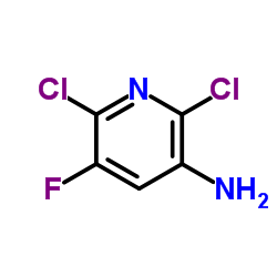 2,6-二氯-5-氟吡啶-3-胺结构式