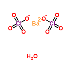 Barium perchlorate hydrate Structure