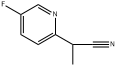 2-(5-FLUOROPYRIDIN-2-YL)PROPANENITRILE Structure