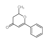 2-methyl-6-phenyl-2,3-dihydropyran-4-one structure