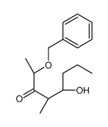 (2S,4R,5S)-5-hydroxy-4-methyl-2-phenylmethoxyoctan-3-one结构式