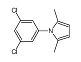 1-(3,5-二氯苯基)-2,5-二甲基-1H-吡咯结构式