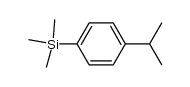 1-(TRIMETHYLSILYL)-4-ISO-PROPYLBENZENE Structure