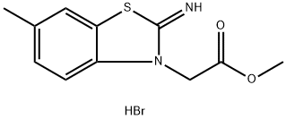 Methyl 2-(2-imino-6-methylbenzo[d]thiazol-3(2H)-yl)acetate hydrobromide Structure