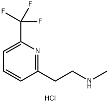 n-methyl-2-(6-(trifluoromethyl)pyridin-2-yl)ethanamine hcl结构式
