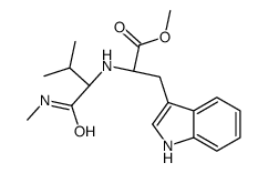 L-Tryptophan, N-[2-methyl-1-[(methylamino)carbonyl]propyl]-, methyl ester (9CI) Structure