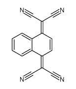 2-[4-(dicyanomethylidene)naphthalen-1-ylidene]propanedinitrile结构式