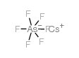 cesium,hexafluoroarsenic(1-) Structure