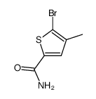 5-bromo-4-methylthiophene-2-carboxamide structure