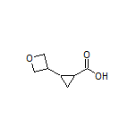 2-(Oxetan-3-yl)cyclopropanecarboxylic Acid Structure