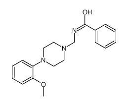 N-[[4-(2-methoxyphenyl)piperazin-1-yl]methyl]benzamide结构式