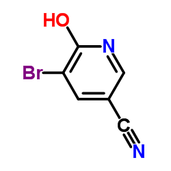 5-Bromo-6-hydroxynicotinonitrile structure