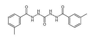 N,N''-bis(3-methylbenzoyl)methanedihydrazide结构式