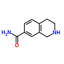 1,2,3,4-Tetrahydro-7-isoquinolinecarboxamide结构式