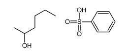 benzenesulfonic acid,hexan-2-ol Structure