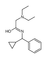 N-[cyclopropyl(phenyl)methyl]-2-(diethylamino)acetamide Structure