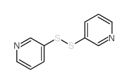 1,2-DI(PYRIDIN-3-YL)DISULFANE Structure