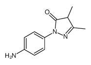 2-(4-aminophenyl)-2,4-dihydro-4,5-dimethyl-3H-pyrazol-3-one结构式