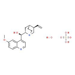 QUININE SULFATE SALT MONOHYDRATE structure