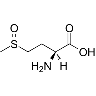 L-蛋氨酸亚砜结构式