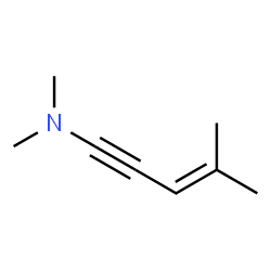 3-Penten-1-yn-1-amine,N,N,4-trimethyl-(9CI)结构式