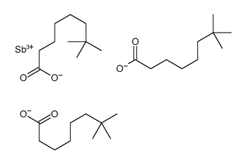 antimony(3+) neodecanoate Structure