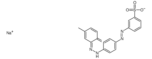 3-[[4-[(2-Hydroxy-5-methylphenyl)azo]phenyl]azo]benzenesulfonic acid sodium salt picture