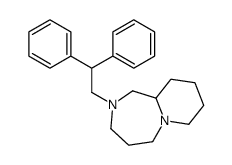 2-(2,2-diphenylethyl)-3,4,5,7,8,9,10,10a-octahydro-1H-pyrido[1,2-a][1,4]diazepine Structure