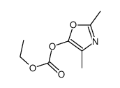 (2,4-dimethyl-1,3-oxazol-5-yl) ethyl carbonate Structure