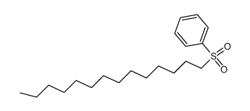 phenyl n-tetradecyl sulfone Structure