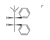 ((1RS, 2RS)-1,2-diphenyl-propyl)-trimethyl-ammonium, iodide结构式