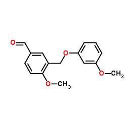 4-Methoxy-3-[(3-methoxyphenoxy)methyl]benzaldehyde Structure