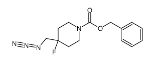 benzyl 4-(azidomethyl)-4-fluoropiperidine-1-carboxylate Structure