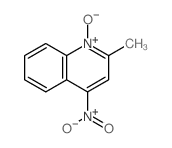 2-METHYL-4-NITROQUINOLINE-1-OXIDE Structure