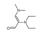 2-Diethylamino-3-dimethylamino-propenal结构式