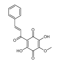 2,5-Dihydroxy-3-methoxy-6-[(E)-1-oxo-3-phenyl-2-propenyl]cyclohexa-2,5-diene-1,4-dione picture