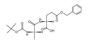 Boc-Ala-DGlu(OBzl)-OH Structure