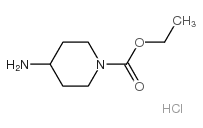 ethyl 4-aminopiperidine-1-carboxylate monohydrochloride Structure